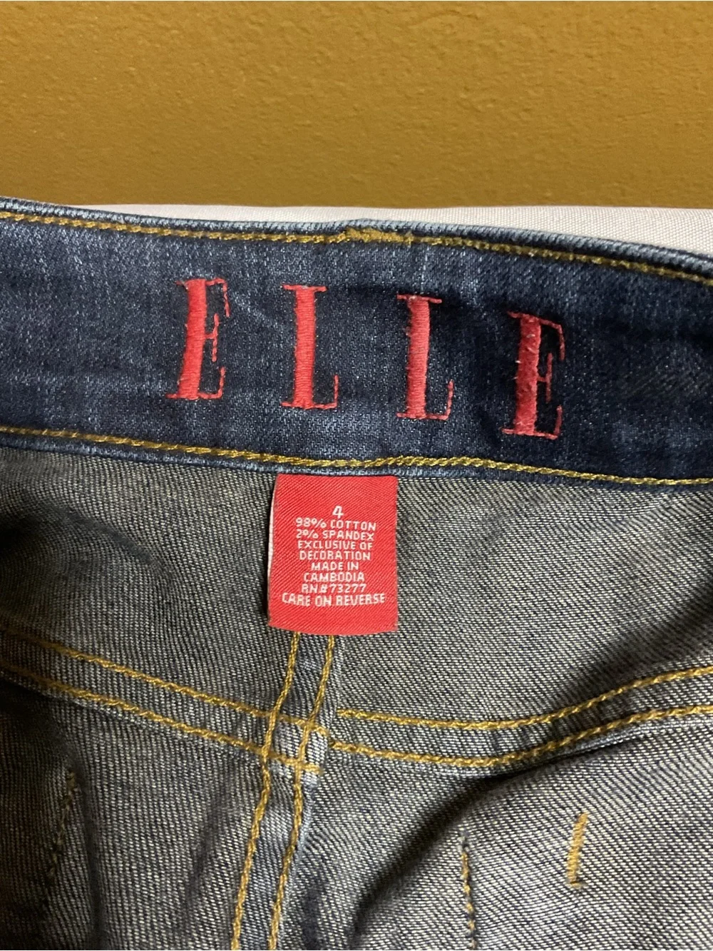 Elle Women's Boot Cut Jeans in Faded Blue Wash